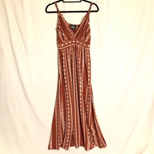 Angie Maxi boho sleeveless dress
